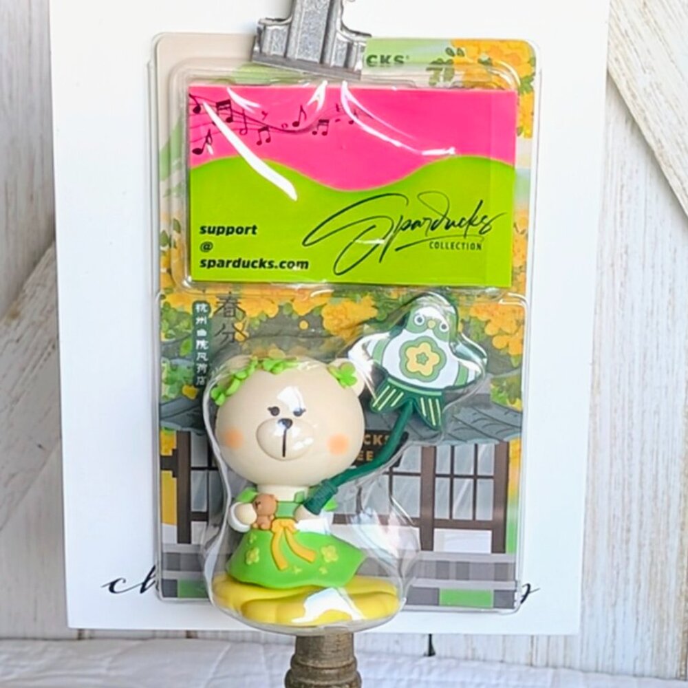 Starbucks China 2023 Spring "KITER"  🪁 Bear Desk Storage Ornaments